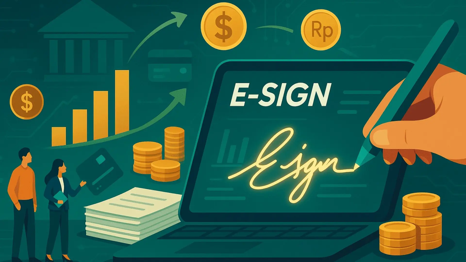 Cara E Sign Meningkatkan Efisiensi di Sektor Keuangan